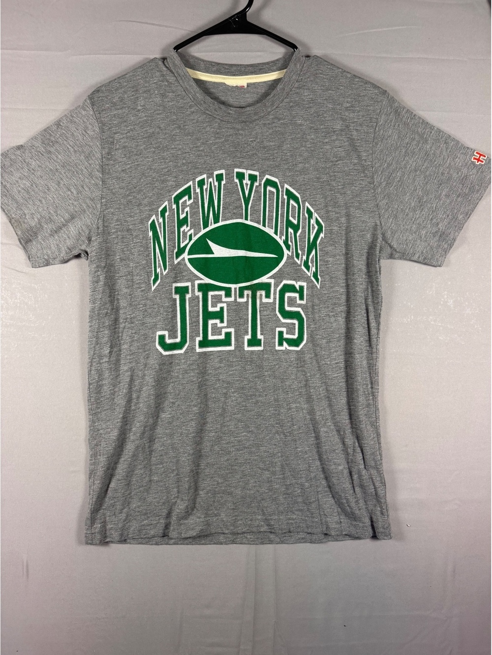 New York Jets Graphic T-Shirt with Crew Neck and Short Sleeves